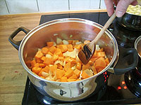 Karottencremesuppe